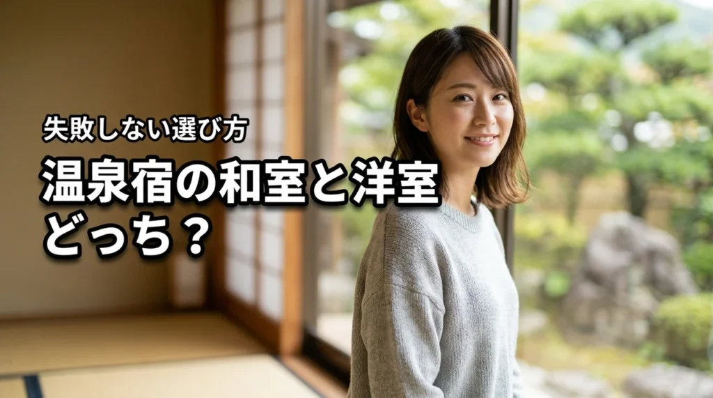 温泉宿の和室と洋室どっち？迷ったらこの選び方で正解に出会える方法