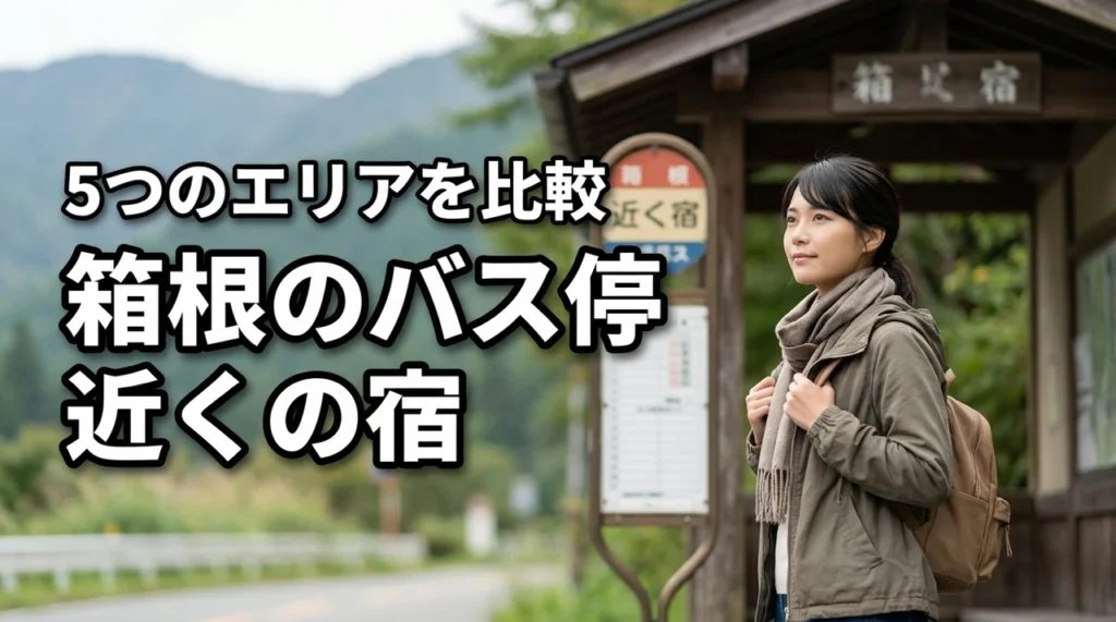 箱根のバス停近くの宿を厳選!観光に便利なエリア5つを徹底比較