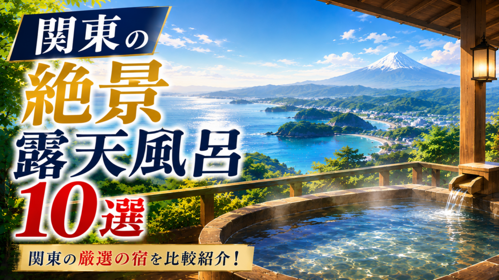 関東の絶景露天風呂付き客室があるおすすめ宿10選