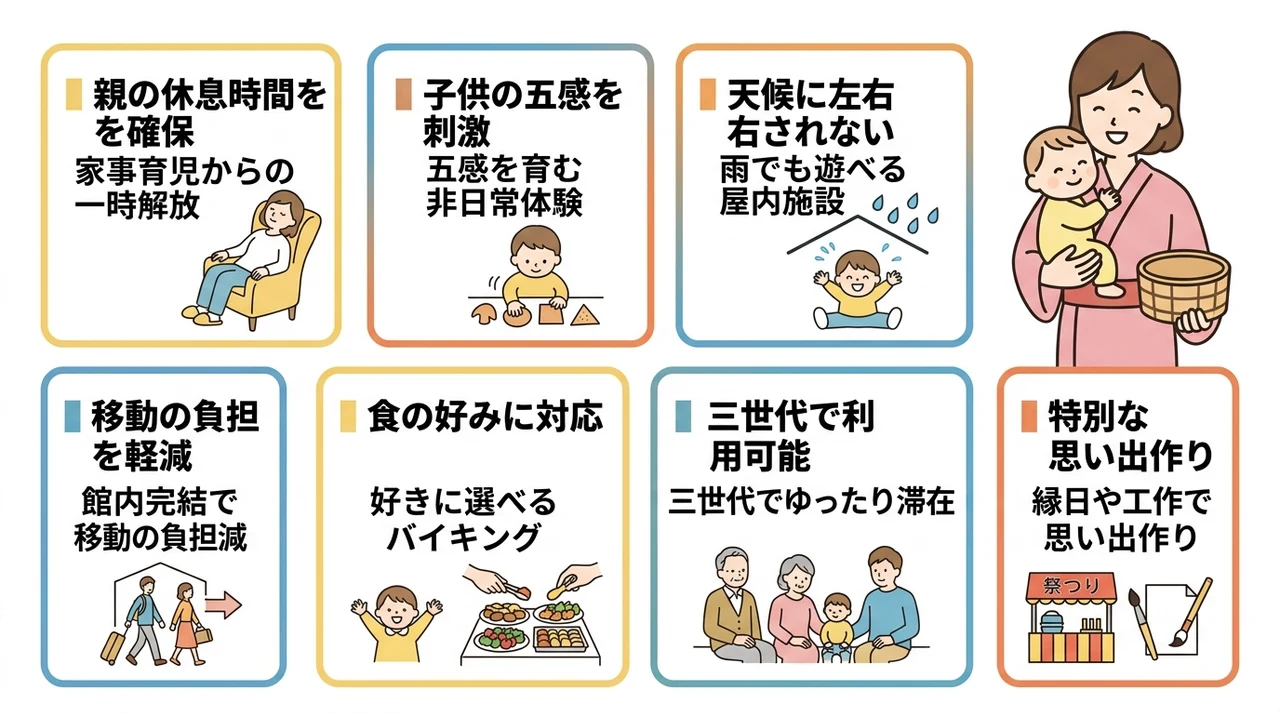 子連れで温泉宿を満喫するメリット7つ