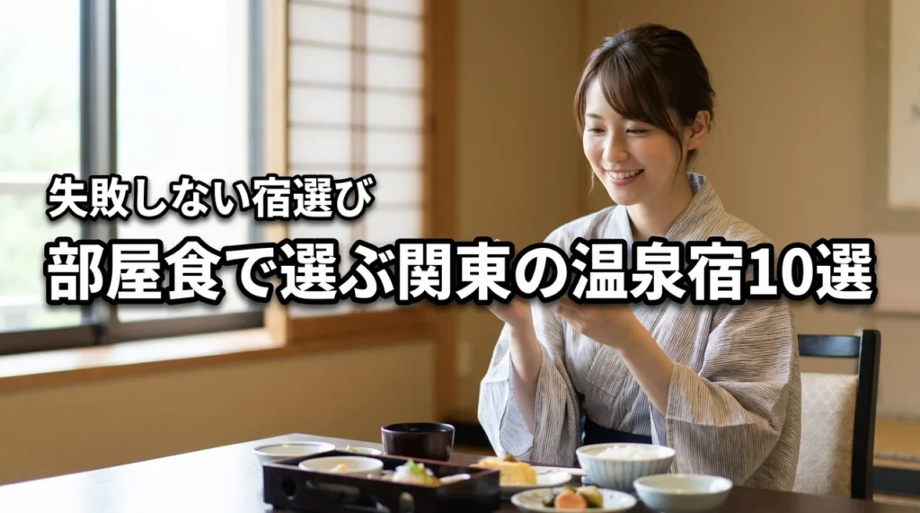 関東の温泉宿で部屋食を満喫できるおすすめ10選！失敗しない宿選びのコツ