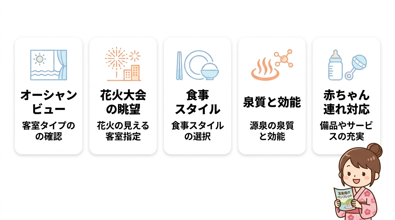 熱海温泉の宿を選ぶ際のポイント