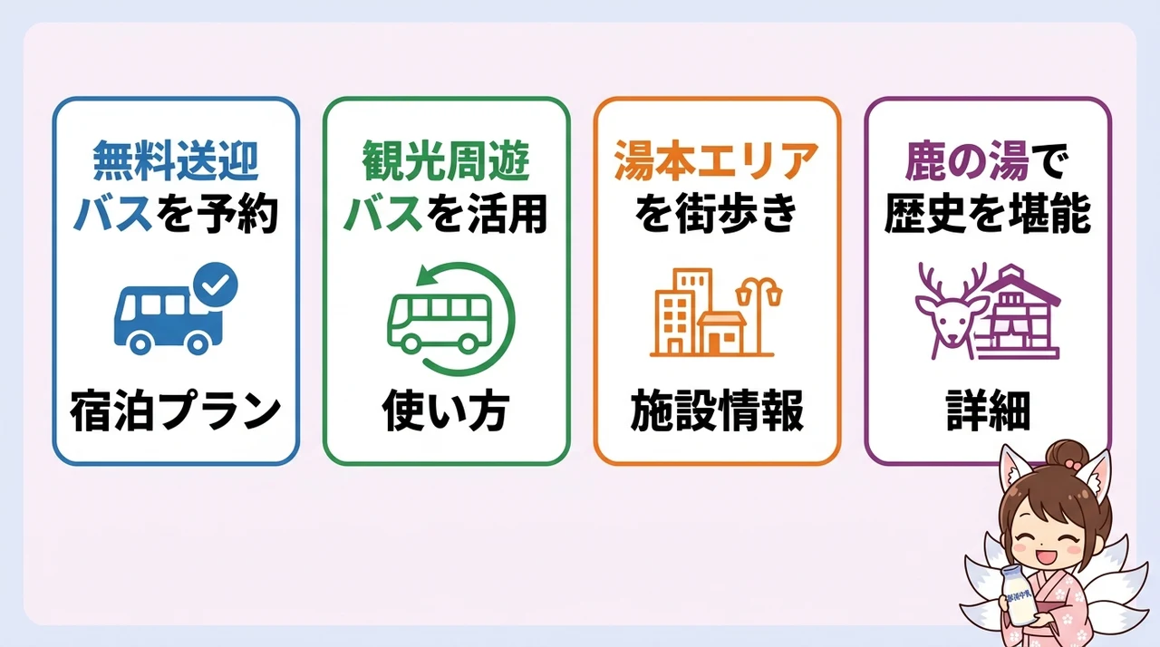 車なしで那須の温泉を楽しむコツ