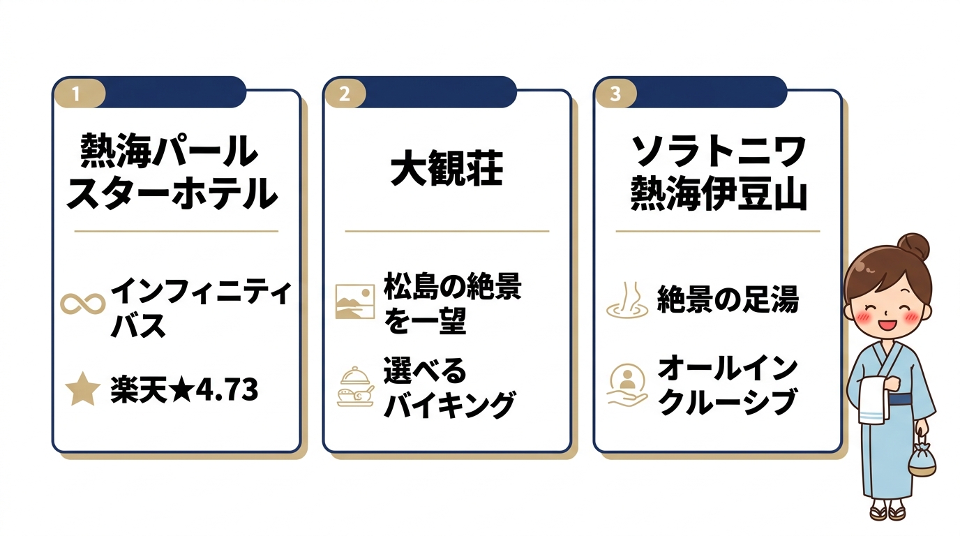 絶景を満喫するプライベート風呂付き宿3選
