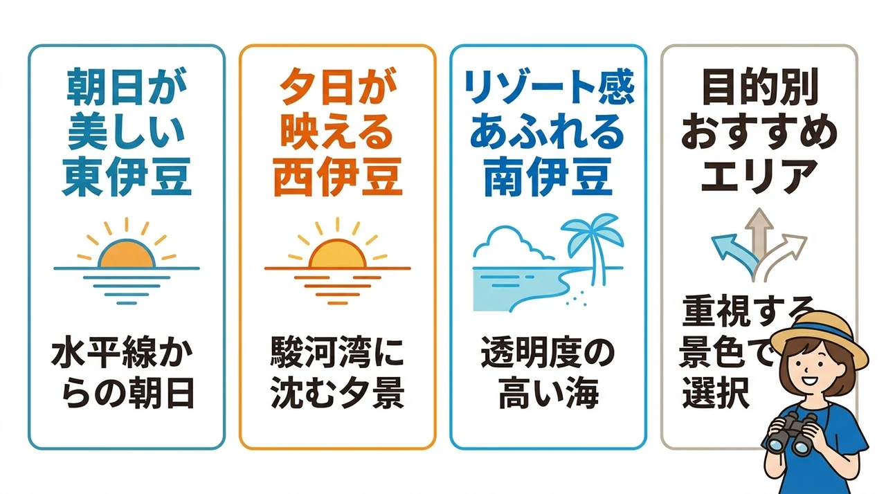 伊豆の海が見える宿エリア別比較ガイド