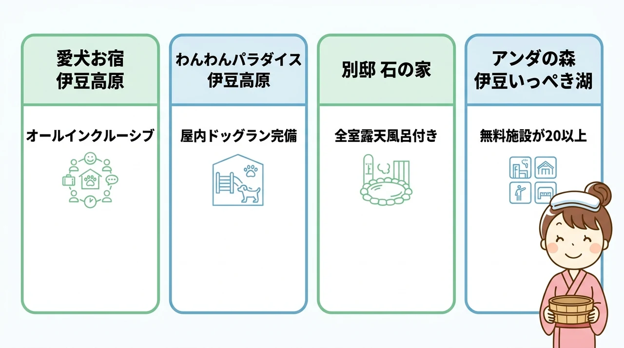 ペットと泊まれるおすすめ宿