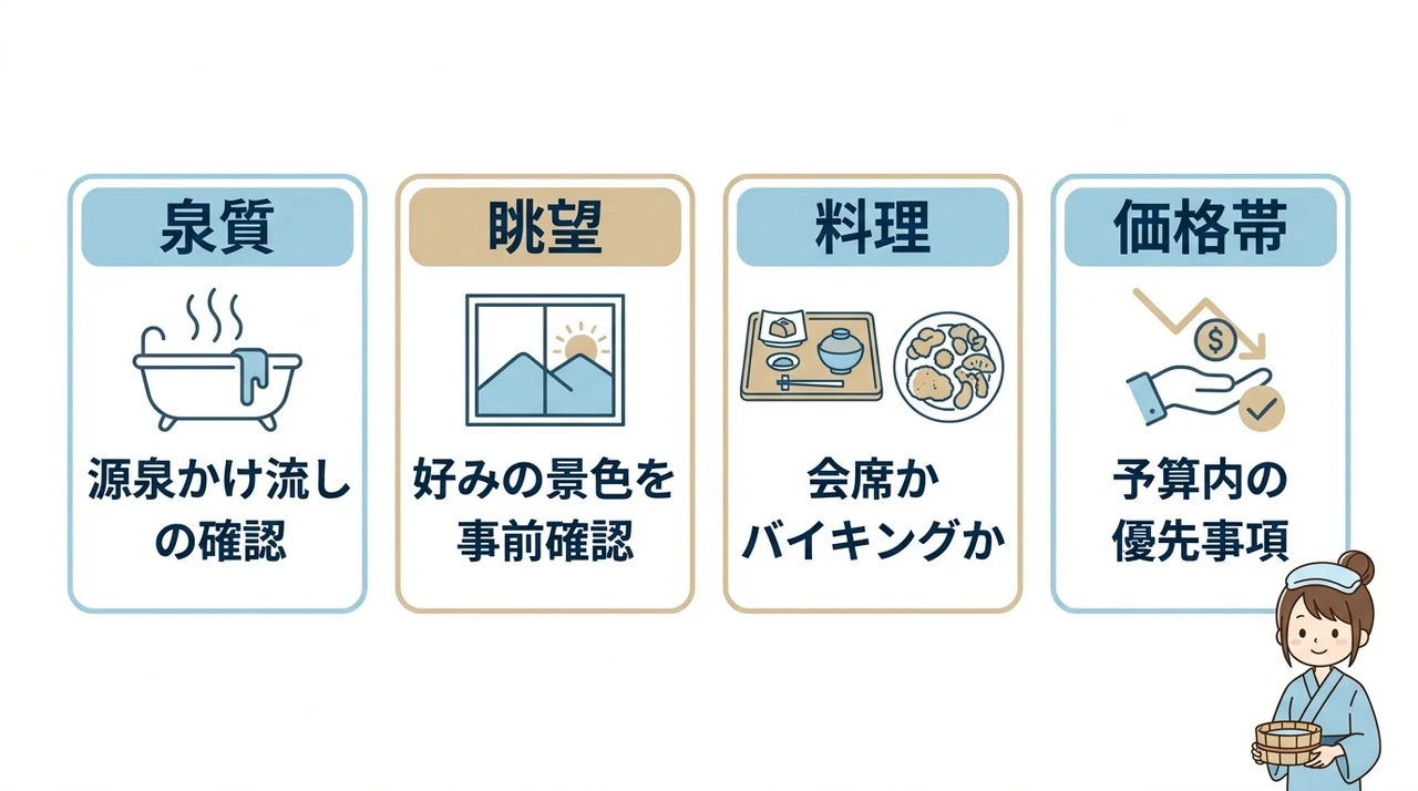 自分に合った伊東温泉宿を選ぶポイント
