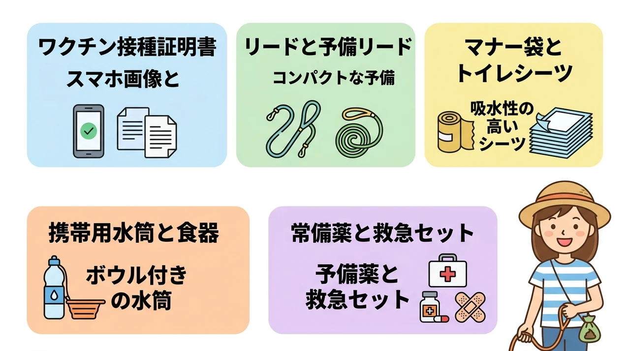 旅行前に準備すべき必需アイテム