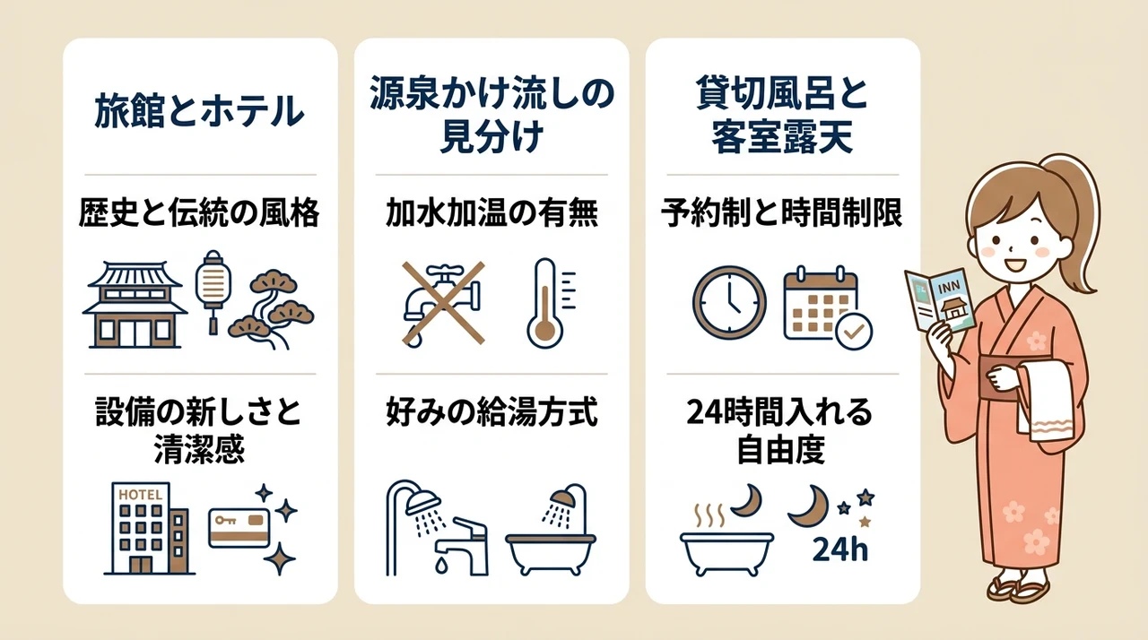 口コミだけではわからない宿の比較ポイント