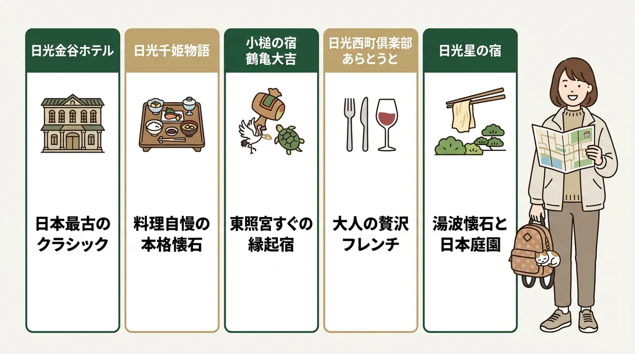 日光東照宮徒歩圏内の宿おすすめ比較