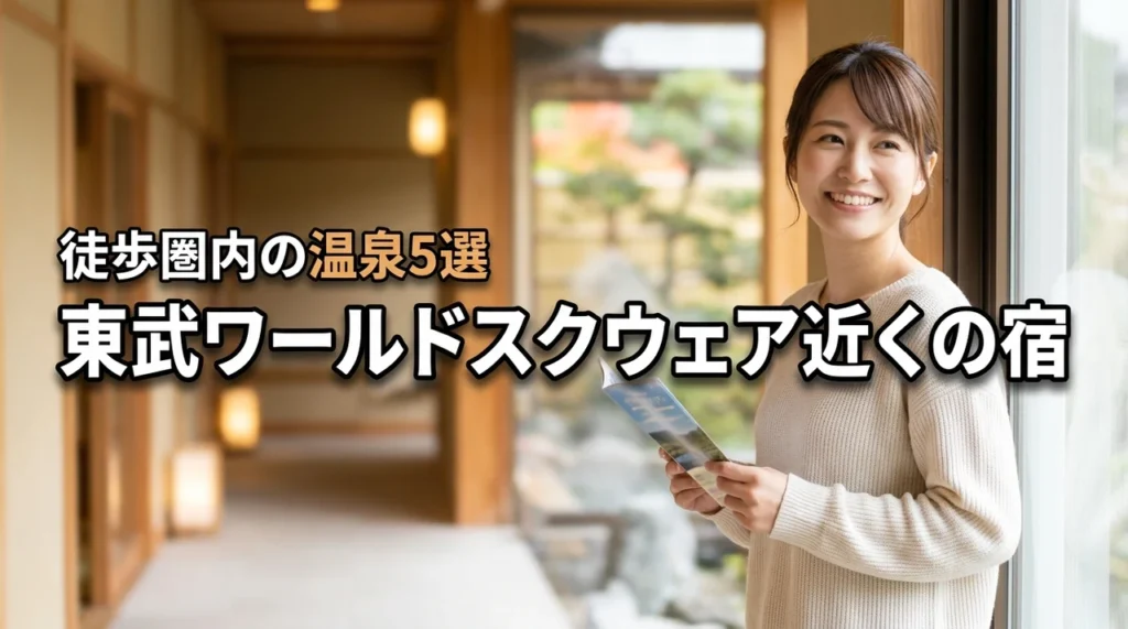 東武ワールドスクウェア近くのホテルおすすめ5選！駅徒歩圏内＆鬼怒川温泉で決まり