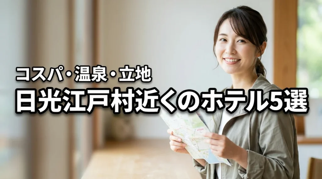 日光江戸村近くのホテルおすすめ5選！コスパ・立地・温泉で徹底比較