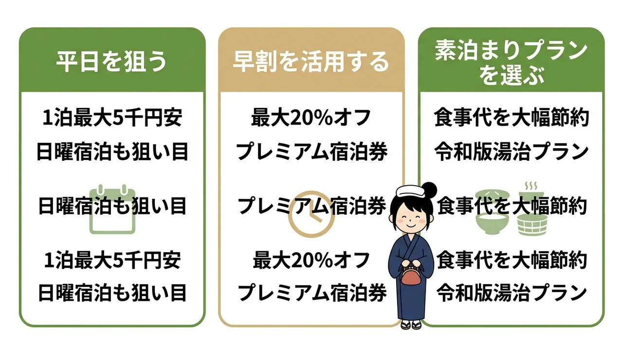 箱根客室露天風呂を安く泊まる3つのコツ