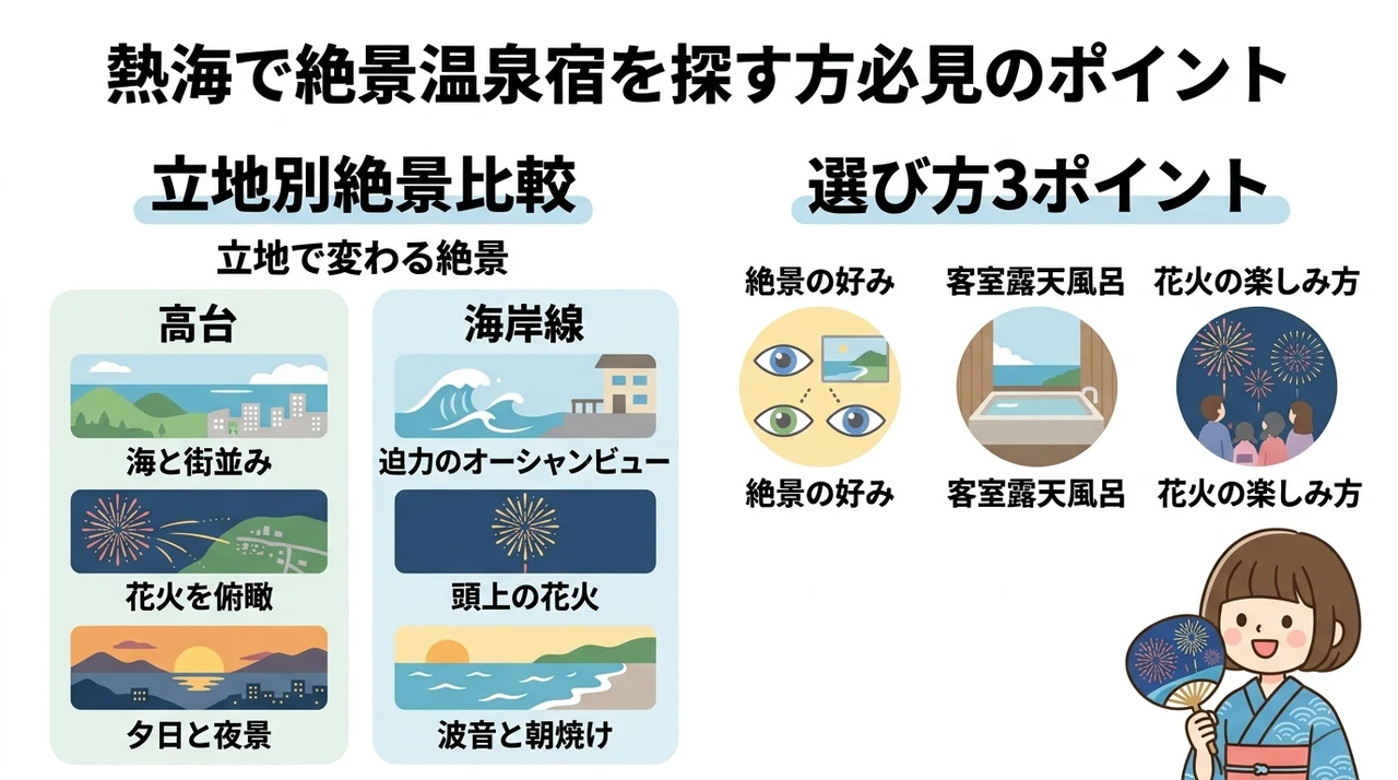 熱海で絶景温泉宿を探す方必見のポイント