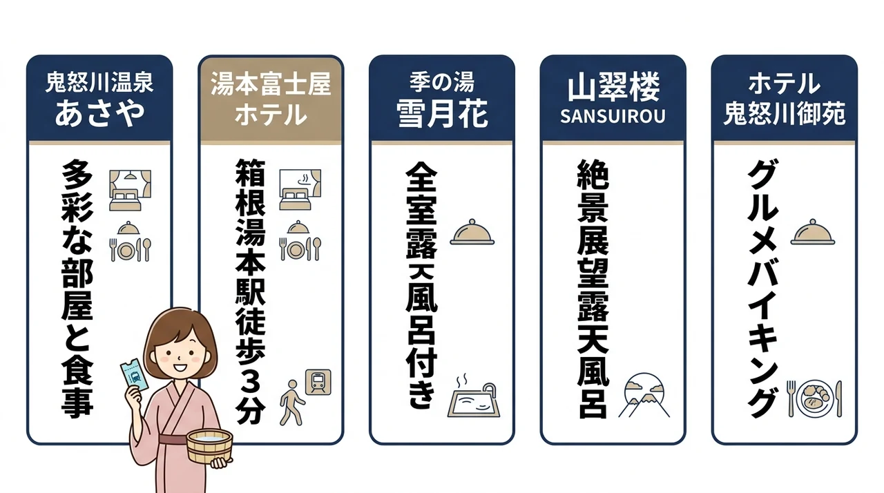 駅から徒歩・送迎ありのアクセス抜群な温泉宿5選
