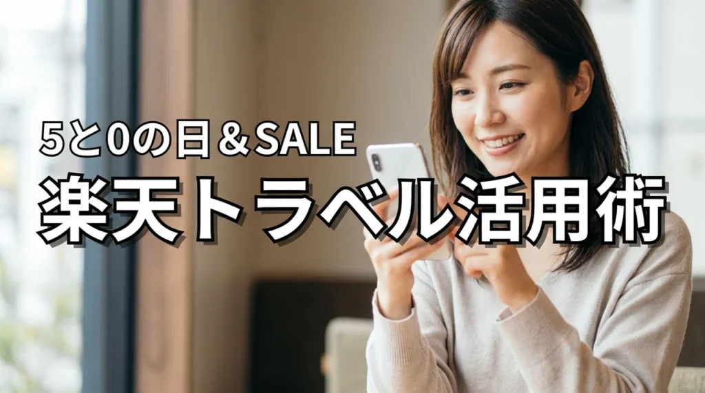 楽天トラベル活用術の正解は5と0のつく日とスーパーSALEにあり