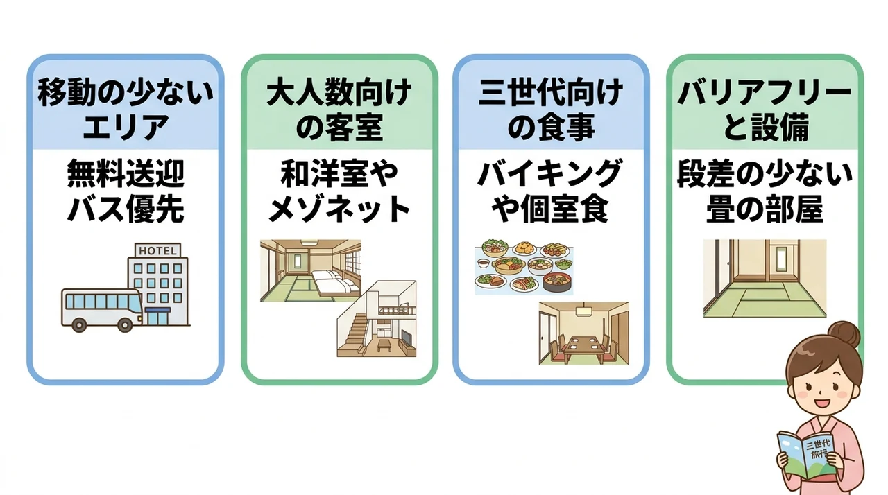 関東の三世代旅行におすすめの宿選び方