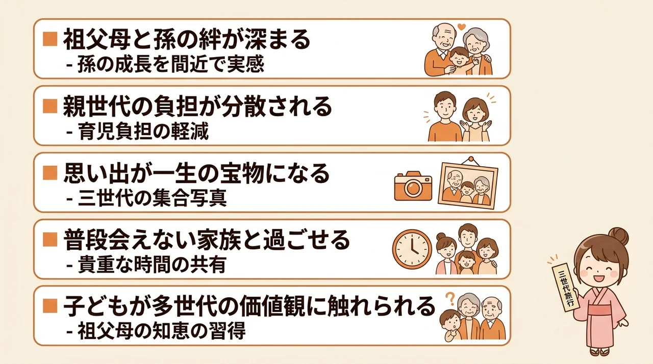三世代旅行のメリット