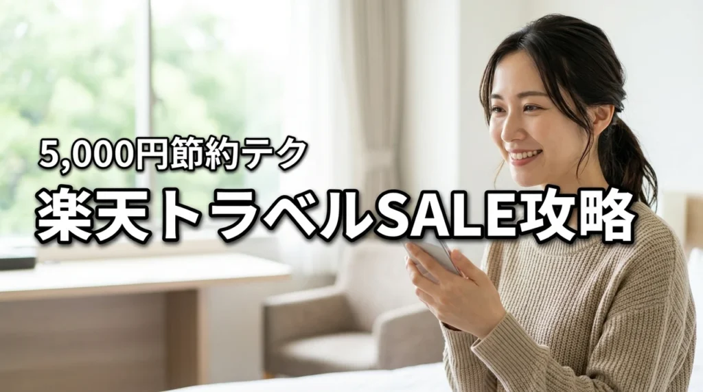 楽天トラベルのスーパーSALEクーポンで最大5,000円節約！獲得方法と併用テク
