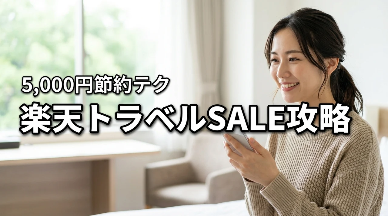 楽天トラベルのスーパーSALEクーポンで最大5,000円節約!獲得方法と併用テク