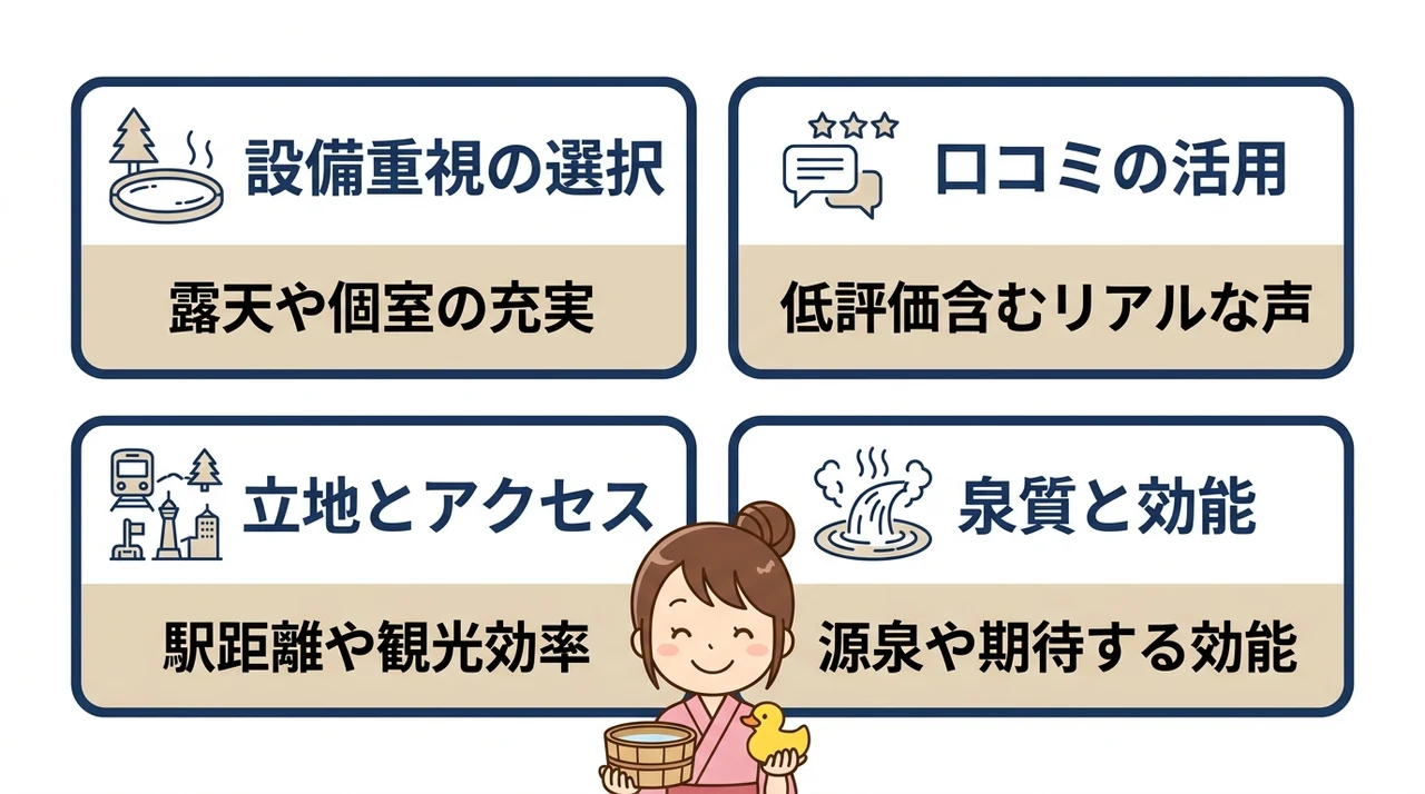 旅館・ホテルでの賢い選び方