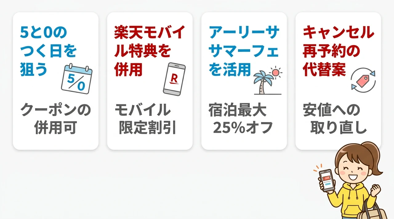 クーポン活用で旅行費を最大限削減するコツ