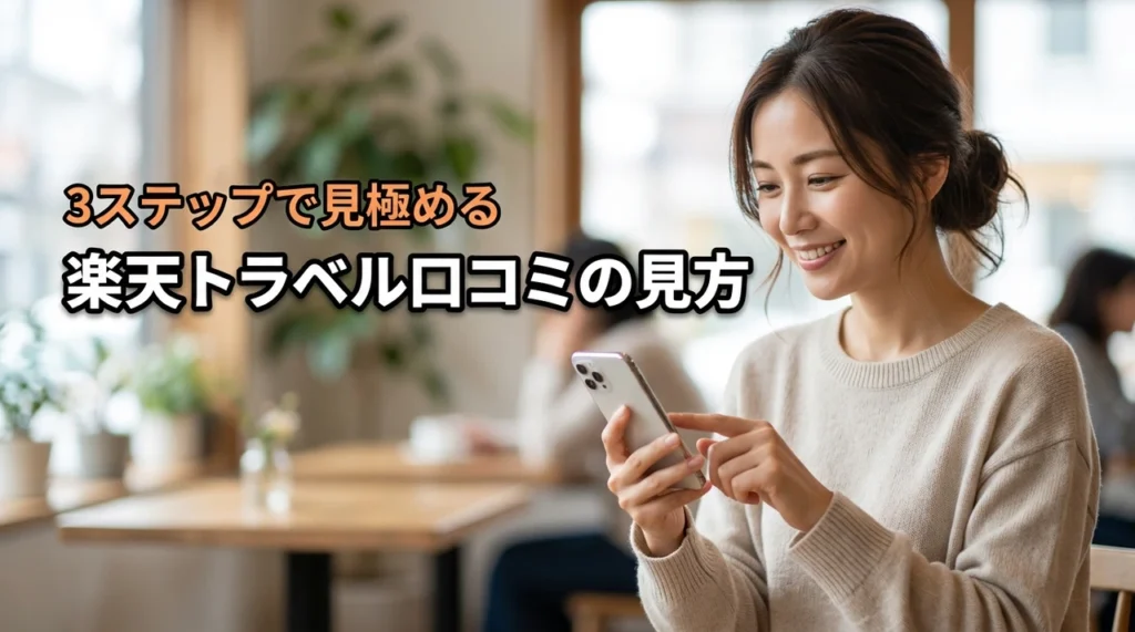 楽天トラベル口コミの見方3ステップで信頼できる口コミを簡単に見極める