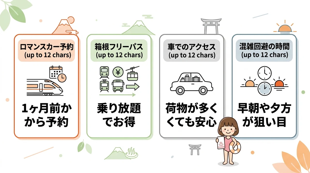 箱根への子連れおすすめアクセス方法