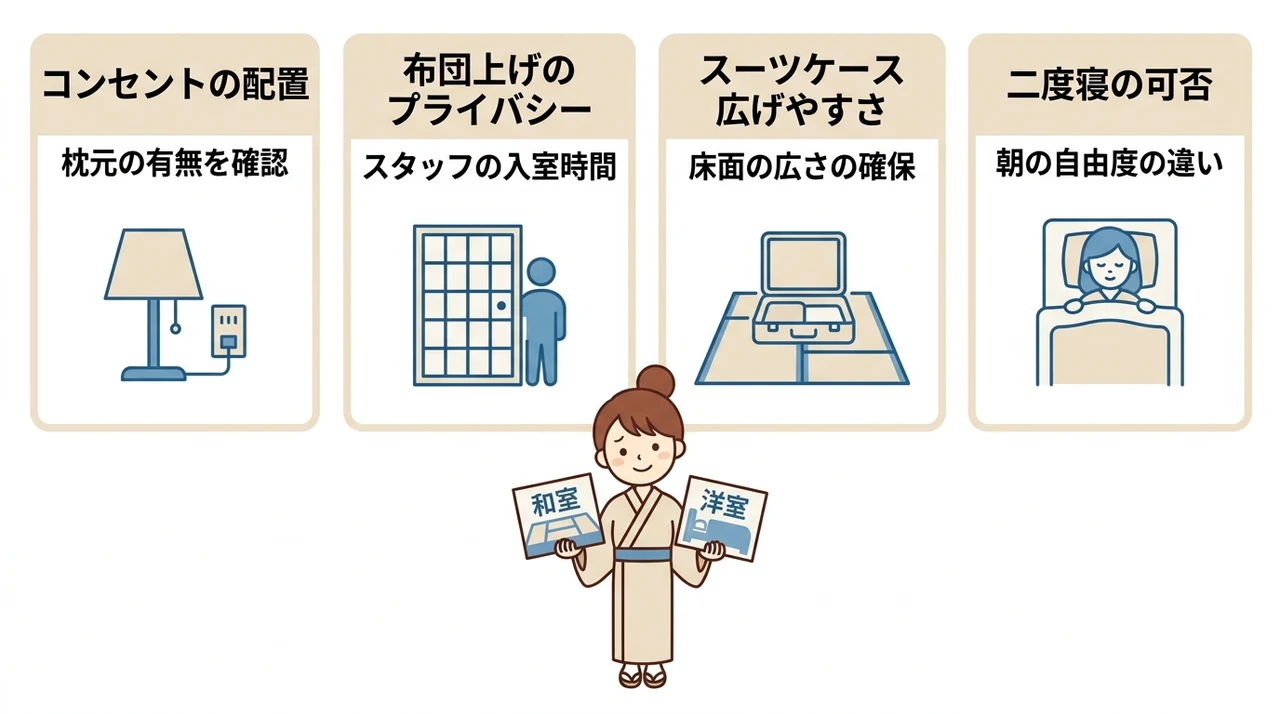 温泉宿の快適さを左右する意外なポイント