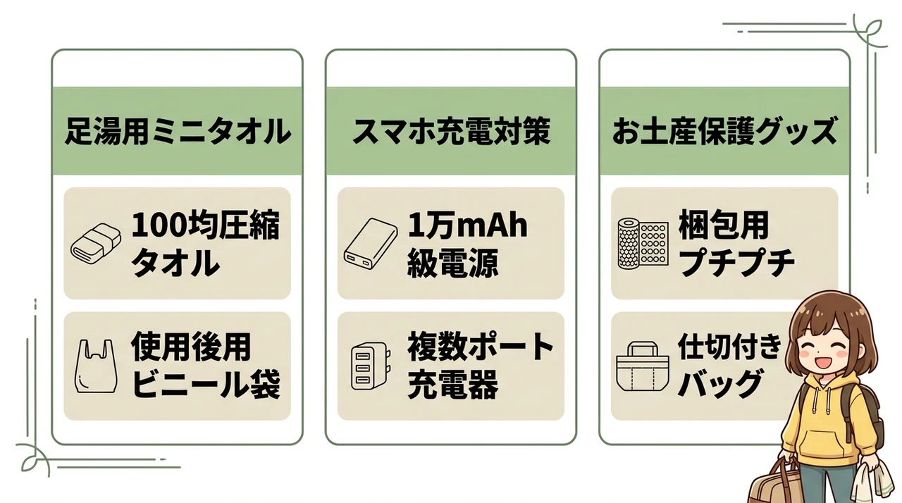 箱根旅行満喫のための裏ワザ持ち物