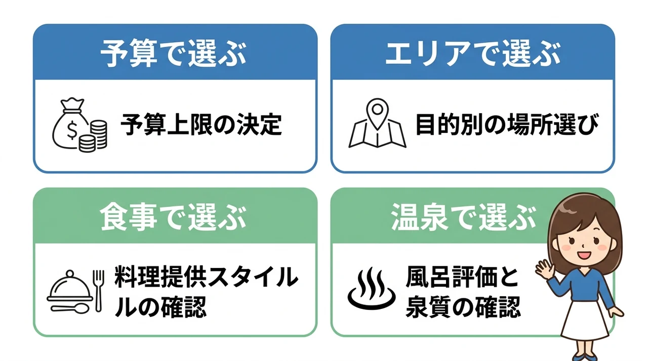 箱根の1万円台の宿の選び方