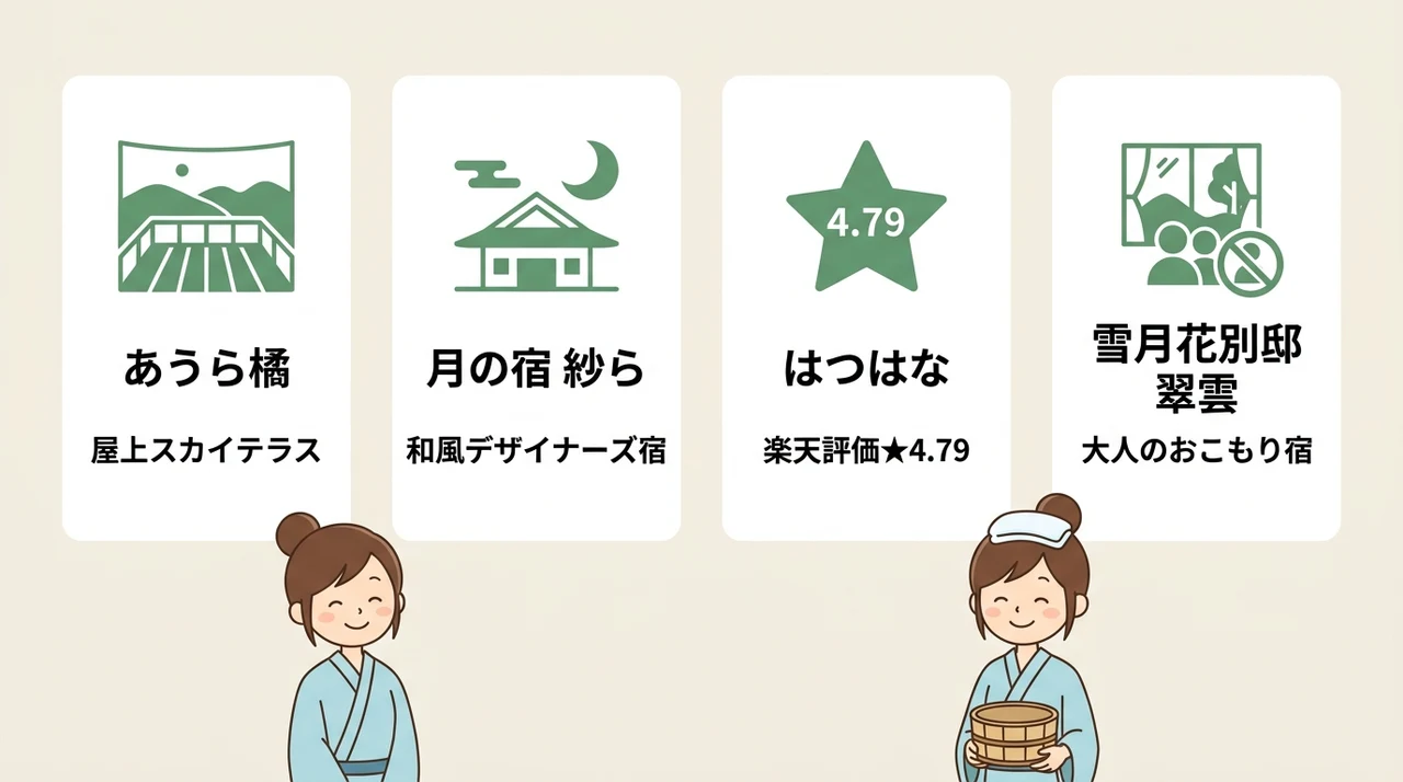 箱根の貸切風呂付き宿おすすめ4選