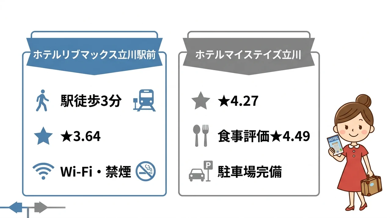 立川方面の格安ホテル2選