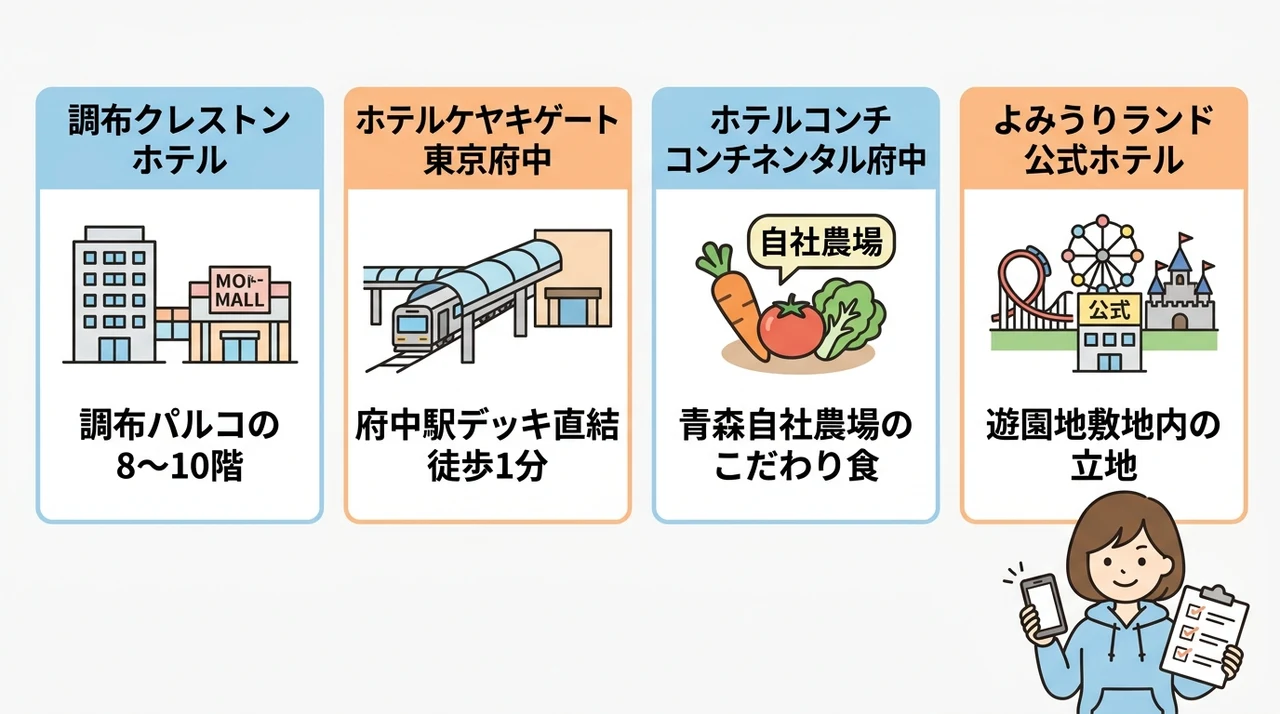 子連れファミリーにおすすめのホテル