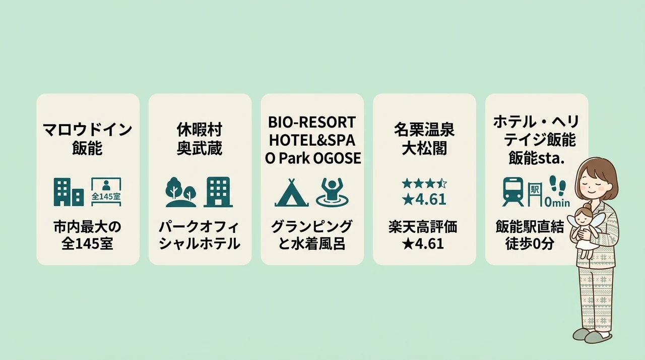 パーク直近の癒しホテル5選