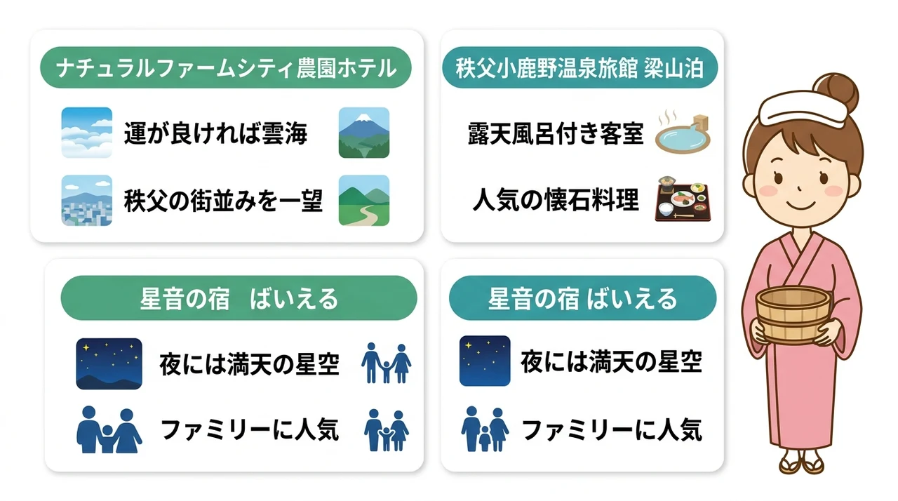 リゾート気分を満喫する宿