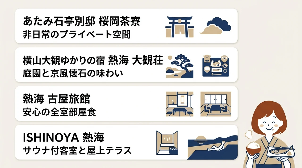 部屋食で落ち着く和朝食が自慢の宿