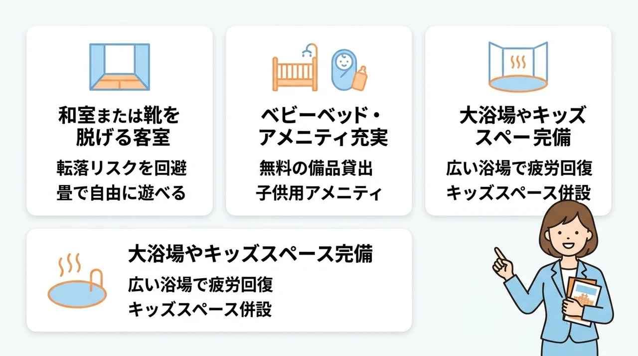子連れに優しいホテルの3つの条件