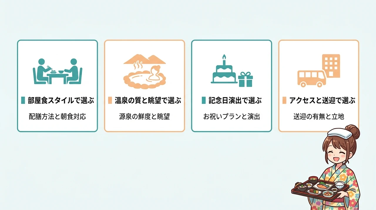 失敗しない露天風呂付き客室と部屋食宿の賢い選び方