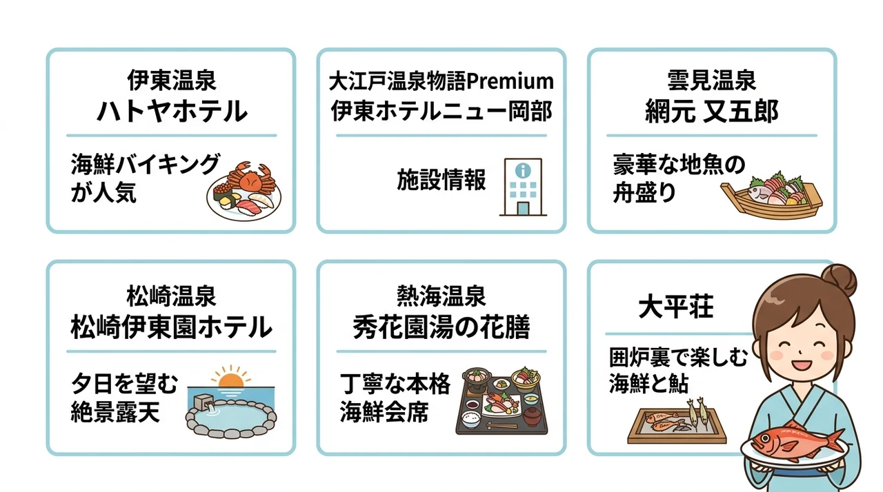 コスパ最強！1万円台からの海鮮宿