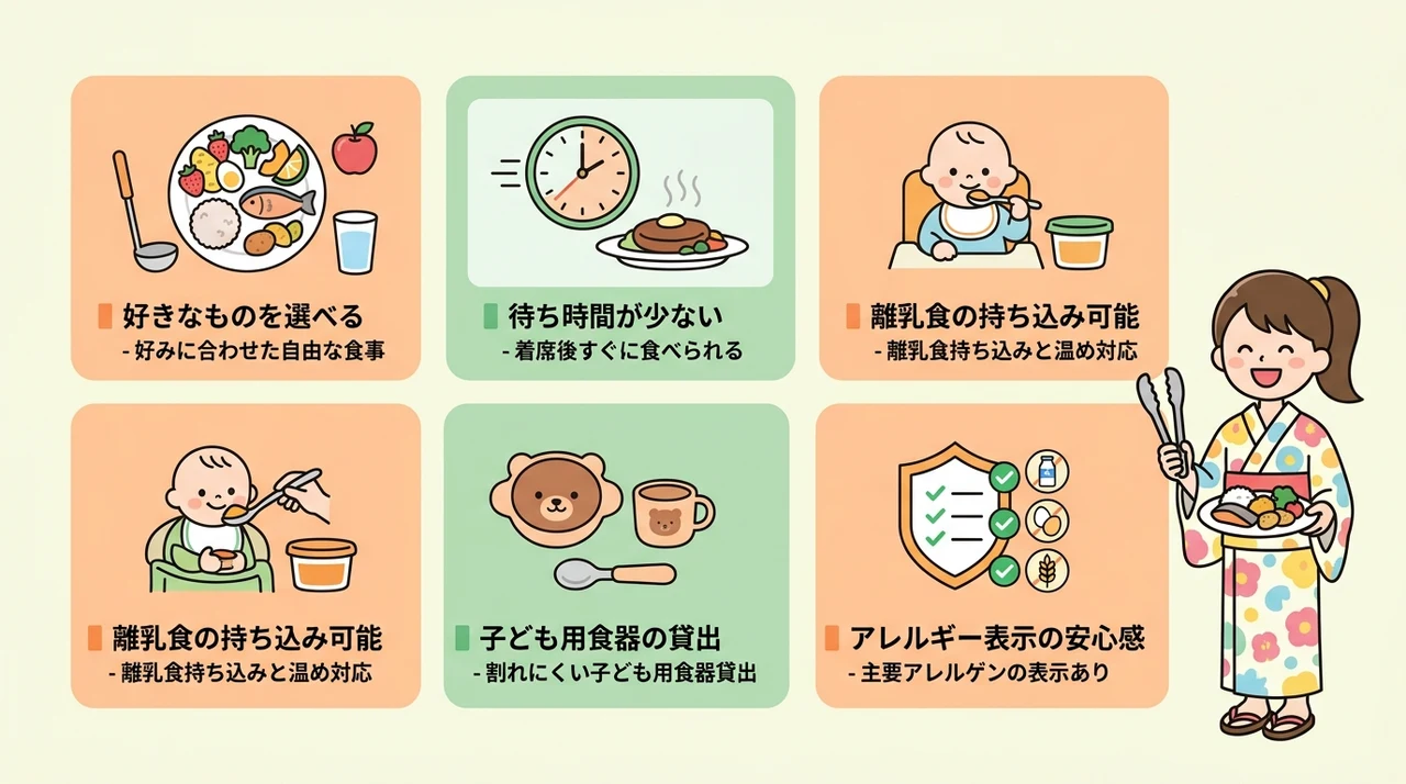 家族旅行で嬉しいバイキング宿の魅力と利点