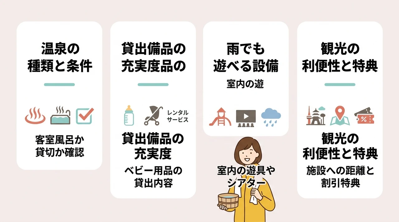 子連れコテージ選びで失敗しないための4つのポイント