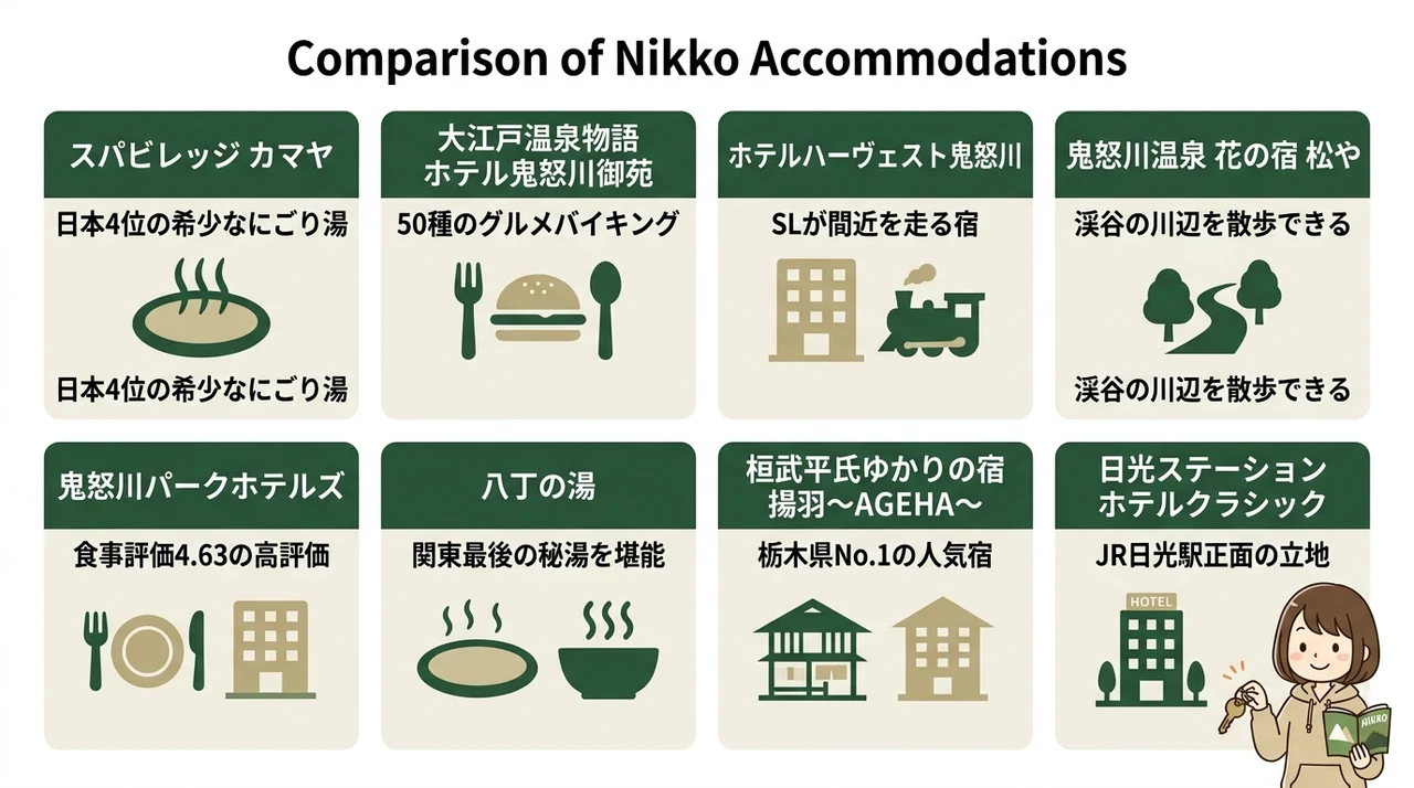 日光で1万円台の宿おすすめ8選|コスパ重視の温泉宿を厳選