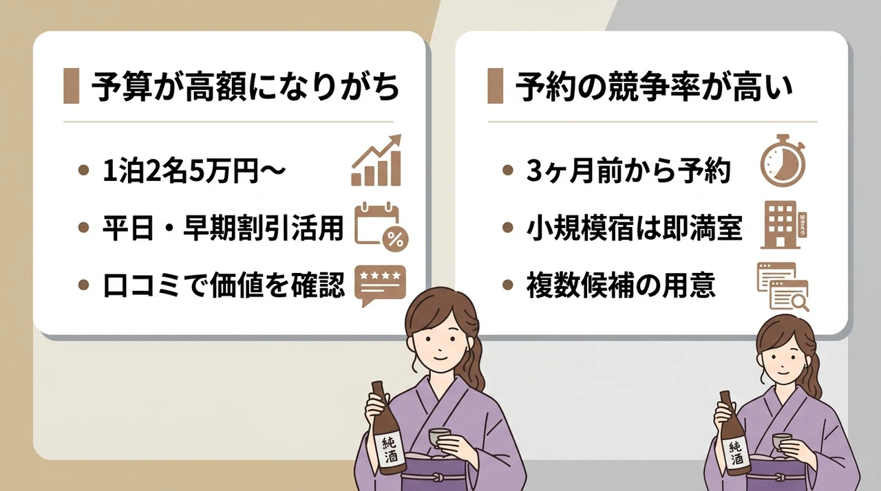 知っておきたい大人の温泉宿の注意点
