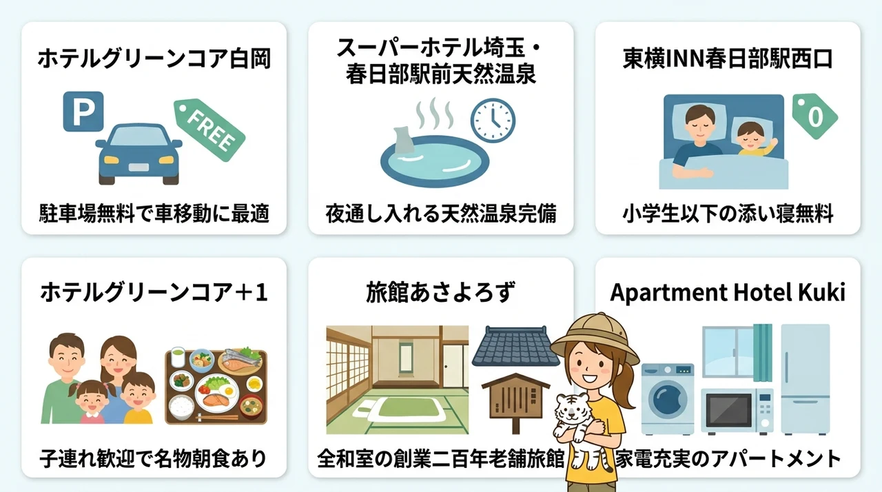 東武動物公園周辺で失敗しないホテル選びの結論