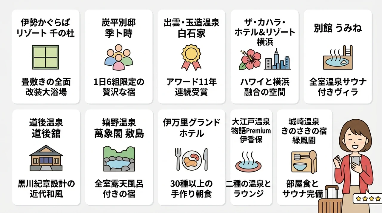 カップルに人気の宿ランキング10選