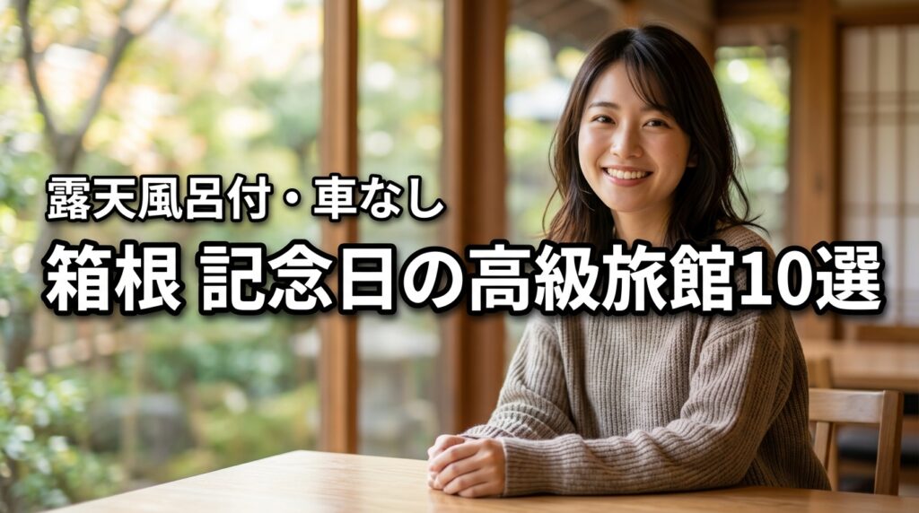 箱根温泉の宿おすすめ10選！カップル・子連れの記念日に露天風呂付き客室の高級旅館を車なしで