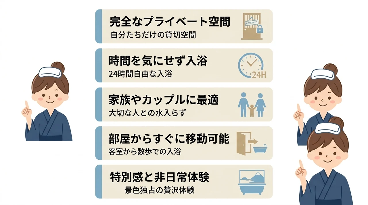 露天風呂付き客室の魅力とメリット5つ