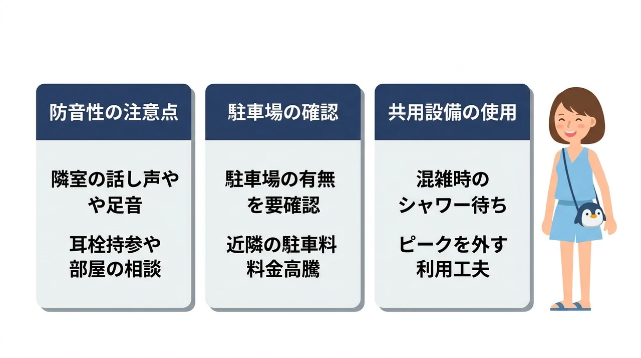 宿泊前に知っておきたい悪い口コミと注意点