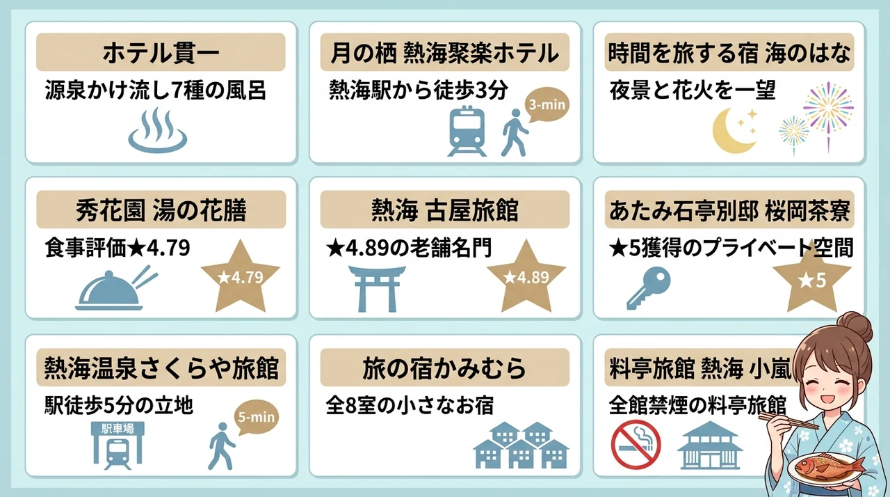 熱海で部屋食が叶うカップル向け宿おすすめ9選